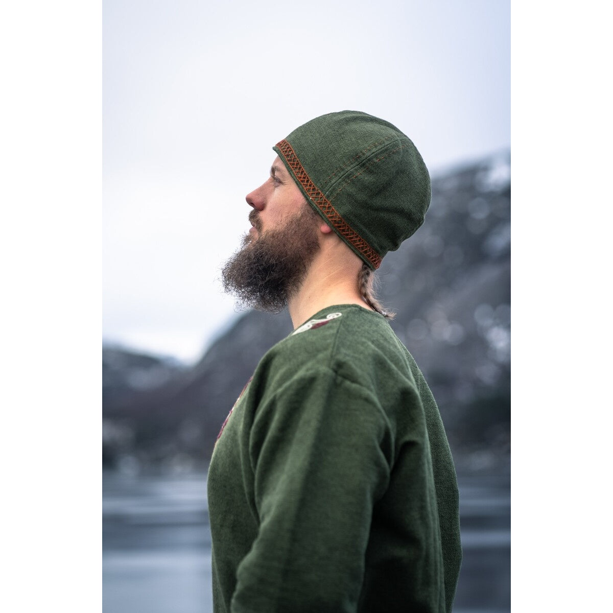 Produktbild Medeltida vikingamössa Anders grön