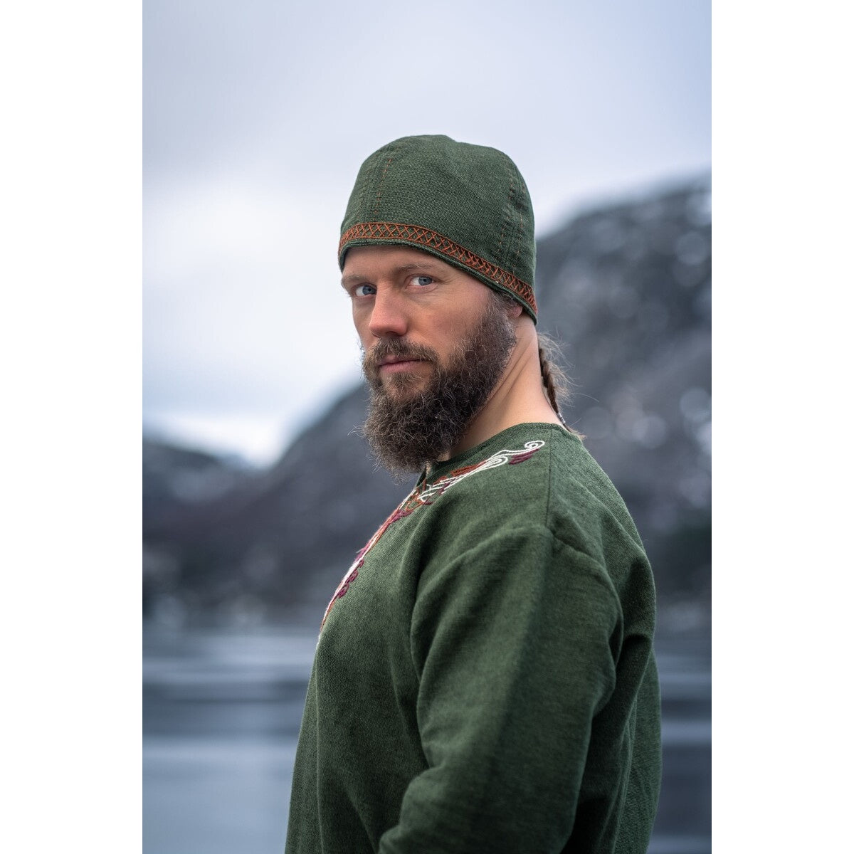 Produktbild Medeltida vikingamössa Anders grön