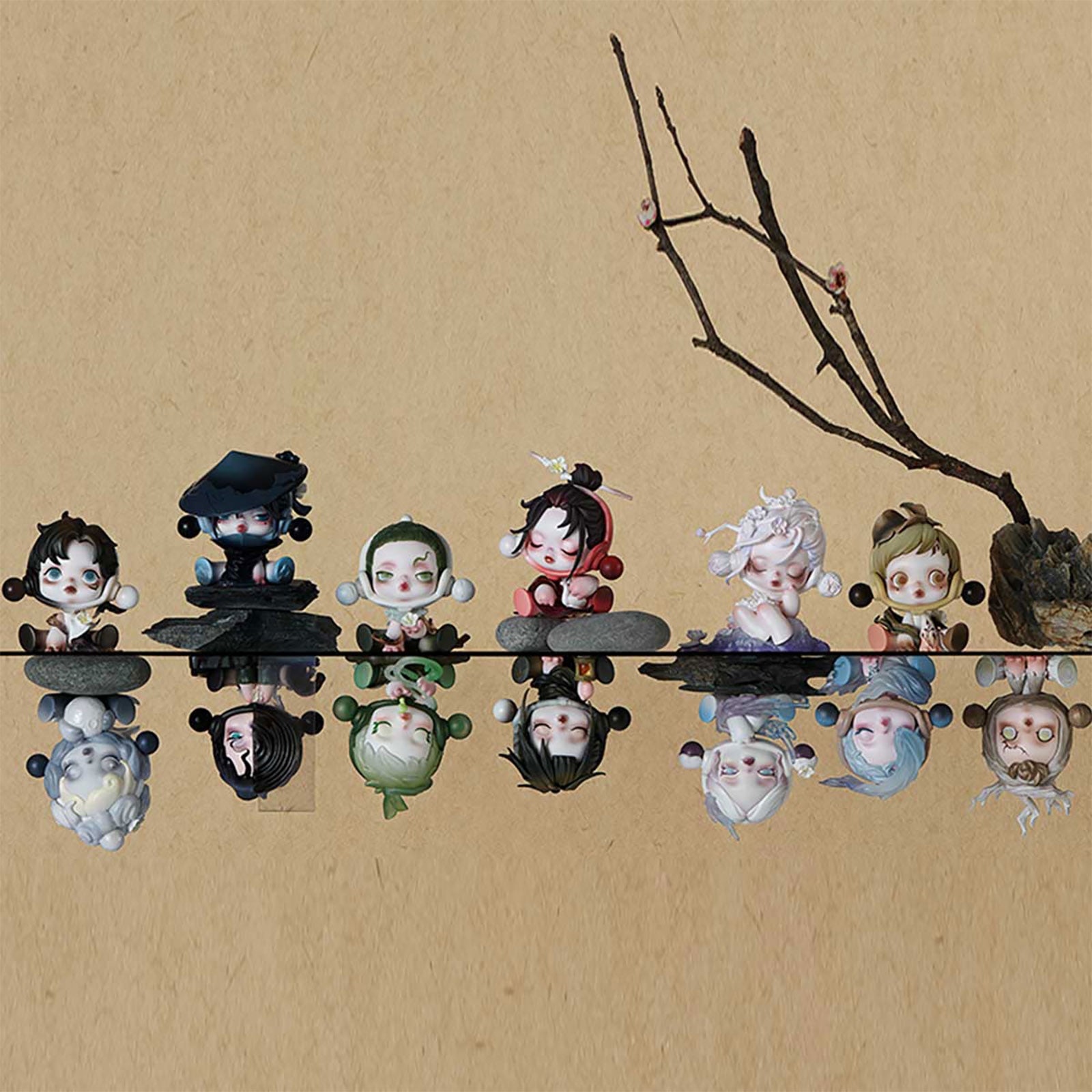 Produktbild Skullpanda - The Ink Plum Blossom Pop Mart Mystery-figur Display E1094554