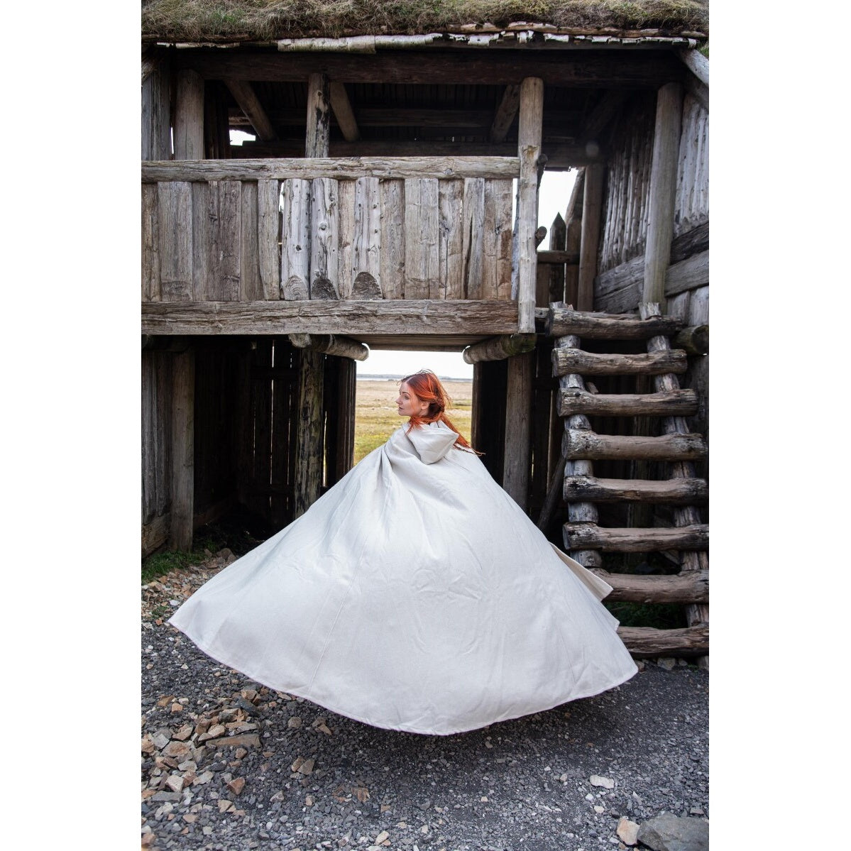 Product image Medieval Wool Cloak Tjark 131 cm