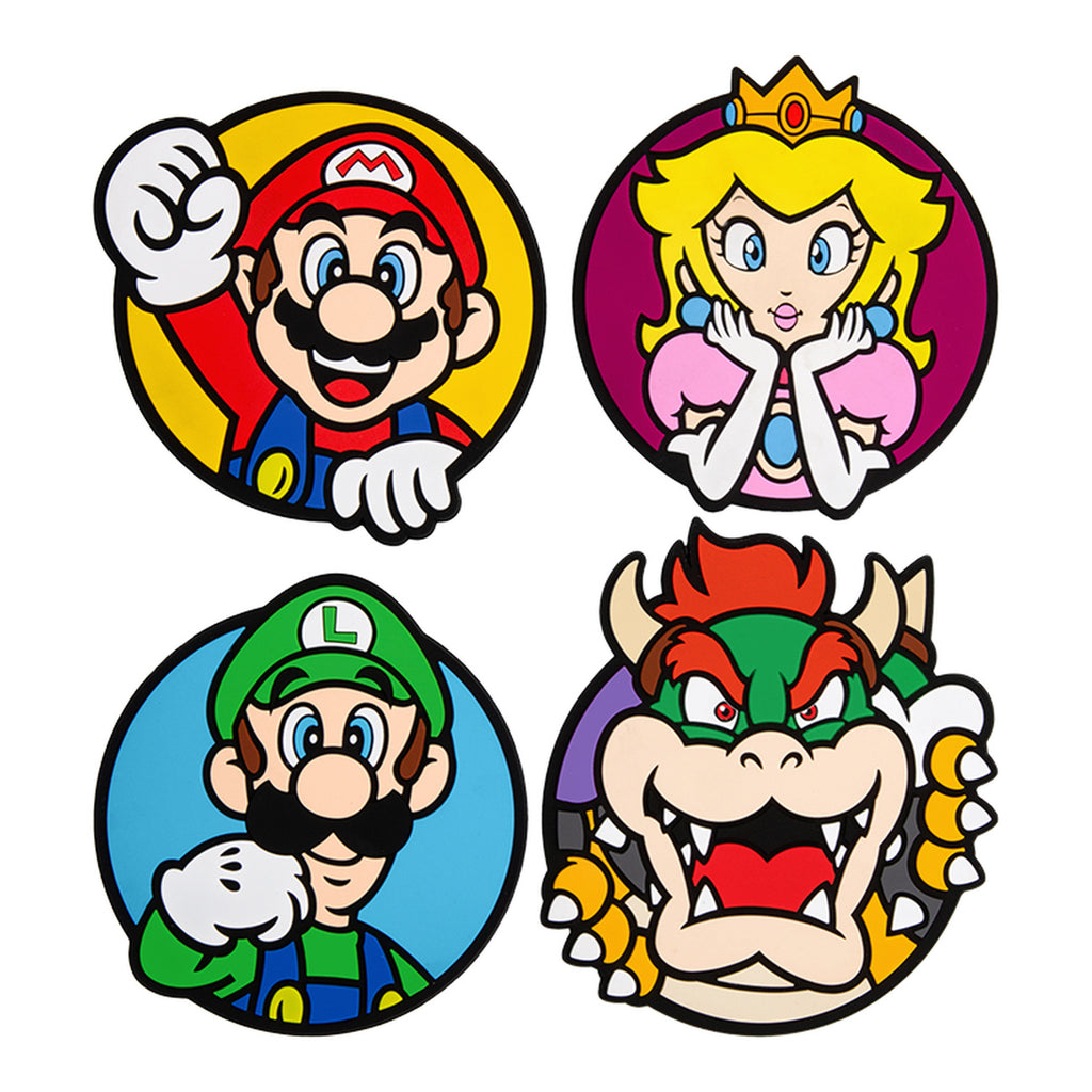 Produktbild Super Mario - Characters Glasunderlägg 4-pack