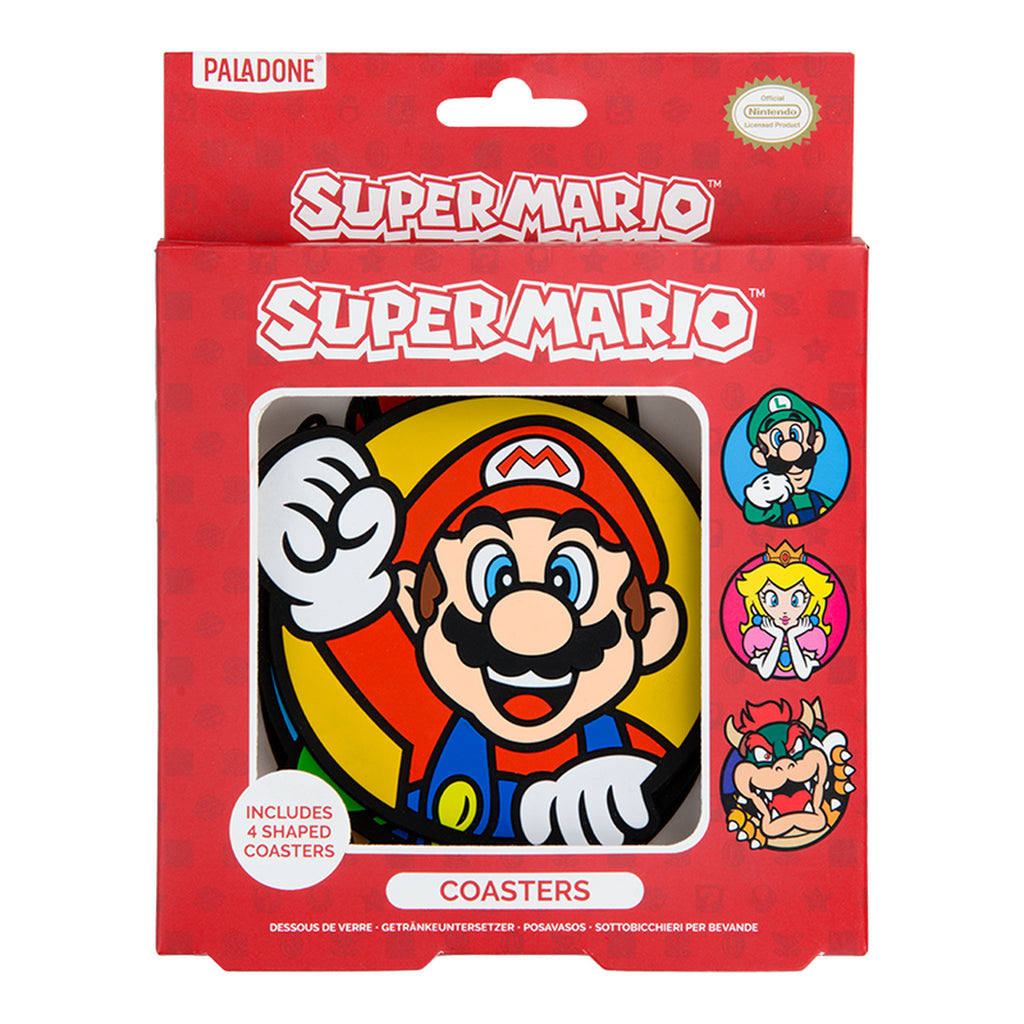 Produktbild Super Mario - Characters Glasunderlägg 4-pack