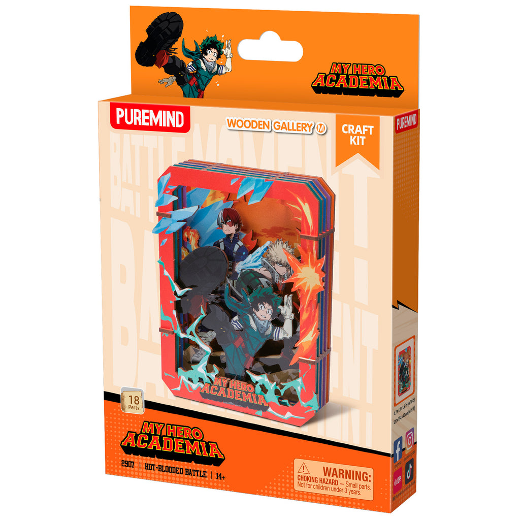 Produktbild My Hero Academia - Group träram i galleristil
