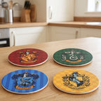 Produktbild Harry Potter - Husvapen Glasunderlägg 4-pack