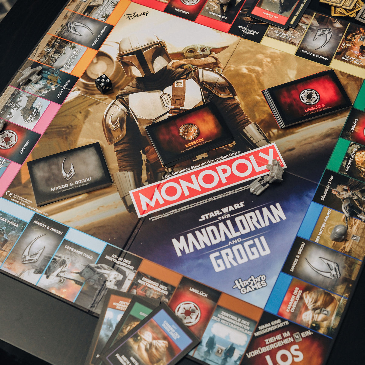 Produktbild Mandalorian och Grogu Monopoly - Star Wars The Mandalorian