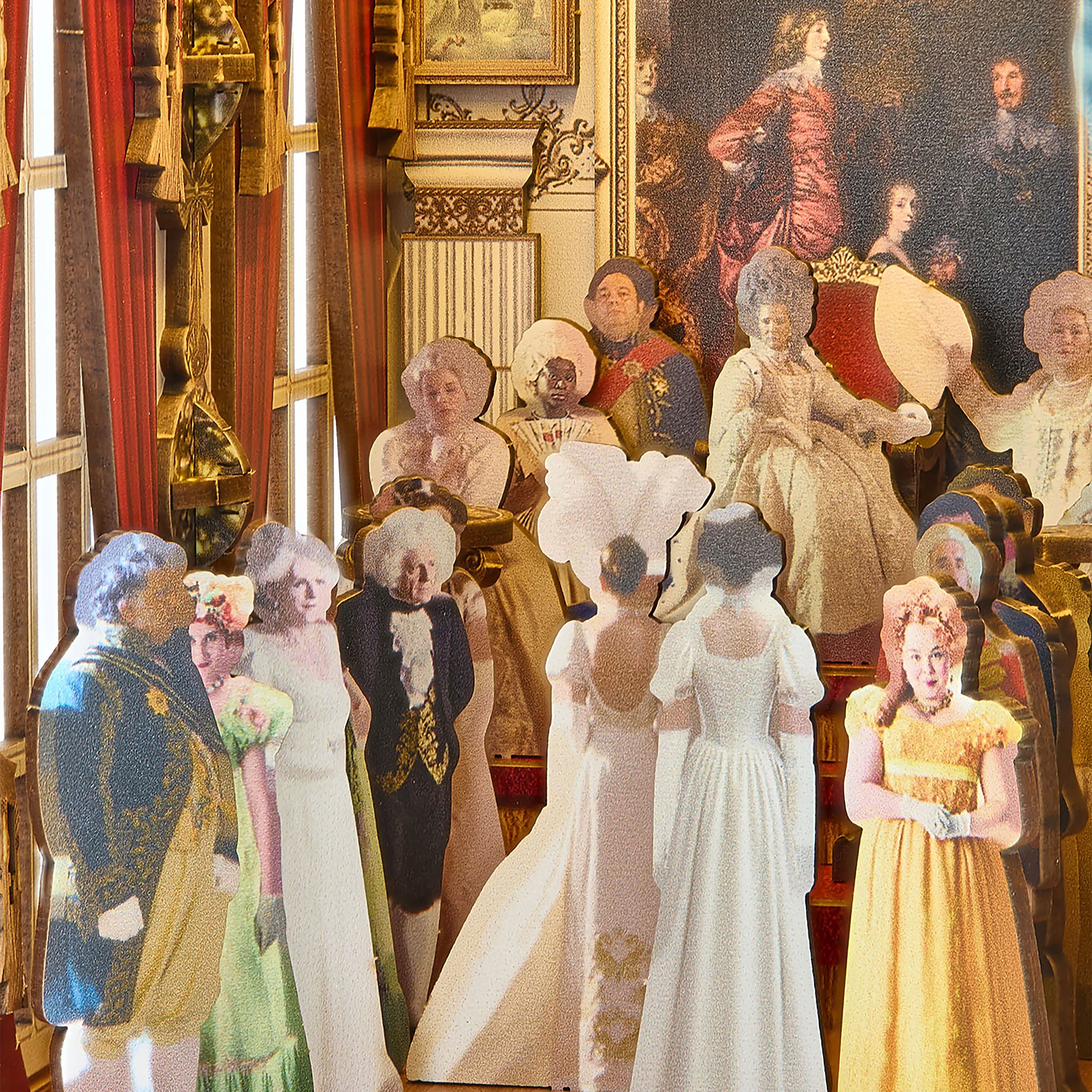 Produktbild Bridgerton - The Duke and I Book Nook Modellbyggsats Trä