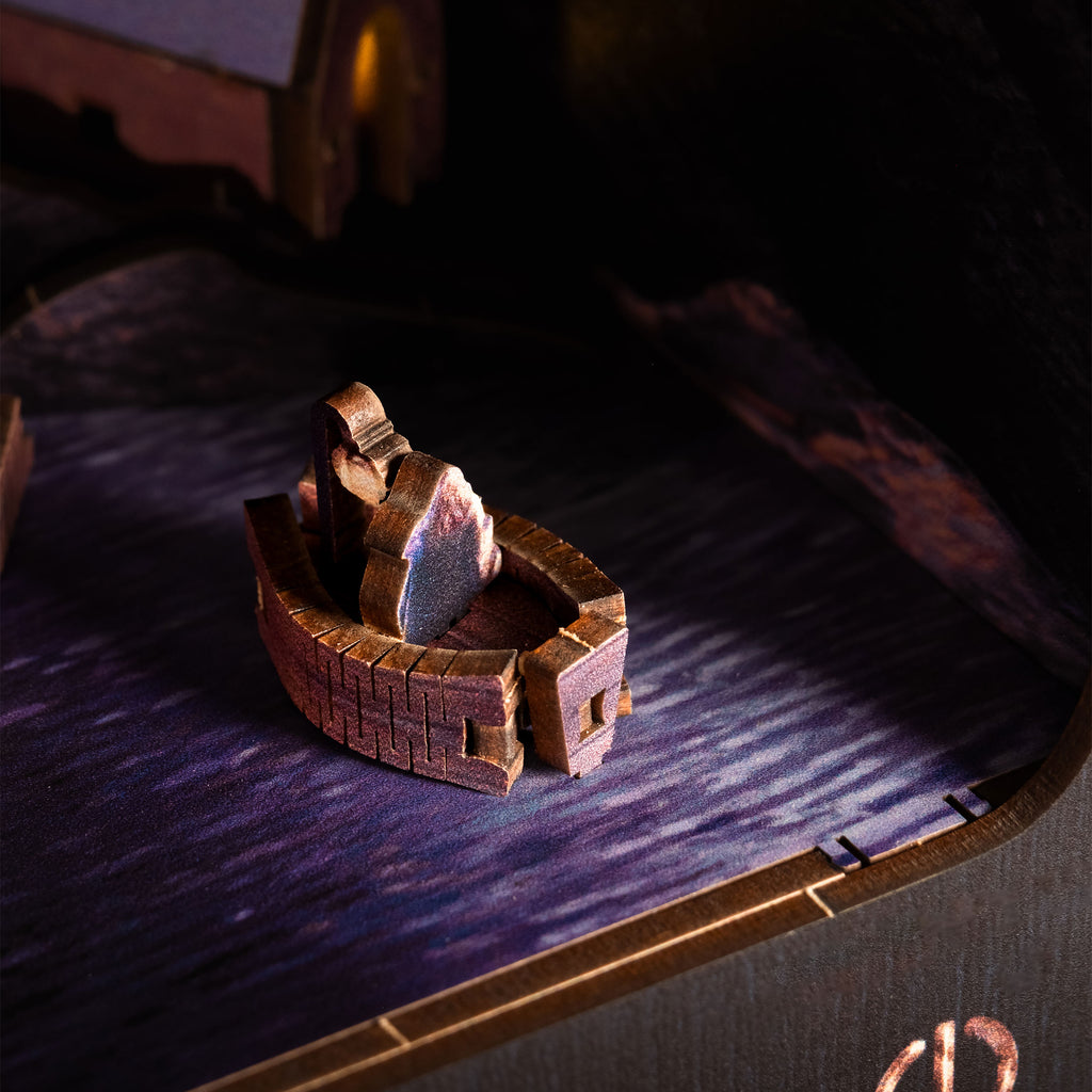 Produktbild Harry Potter - Hogwarts slott Nook modellbyggsats trä