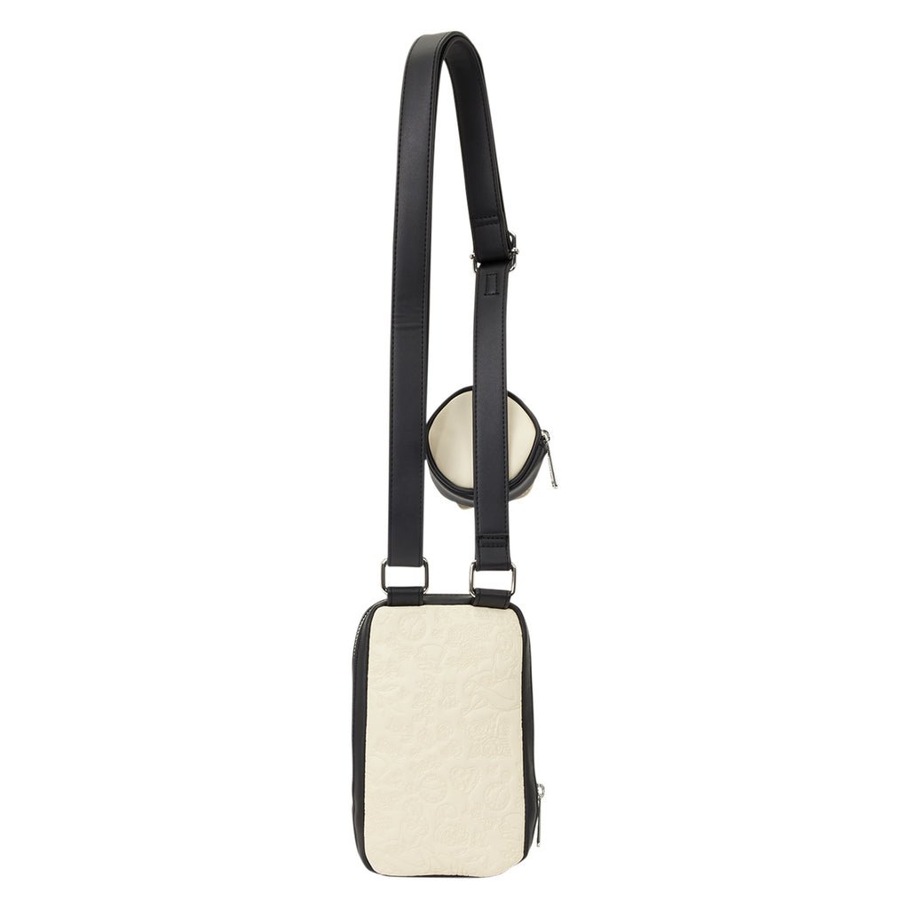 Produktbild Alice i Underlandet – Blommig crossbody-väska med plånbok