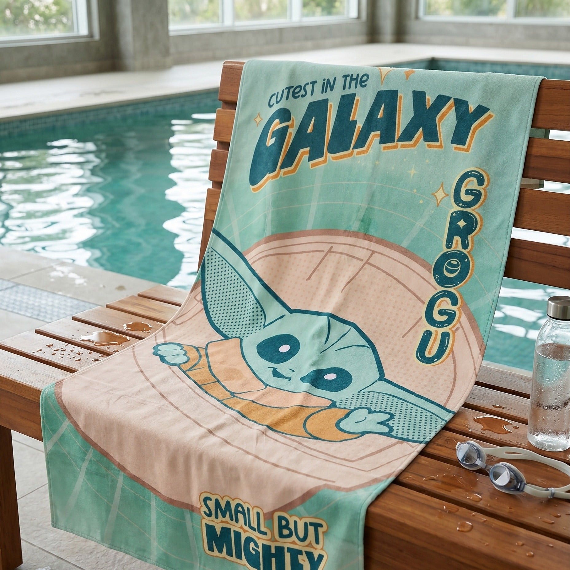Produktbild Grogu Cutest in the Galaxy Strandhandduk - Star Wars The Mandalorian