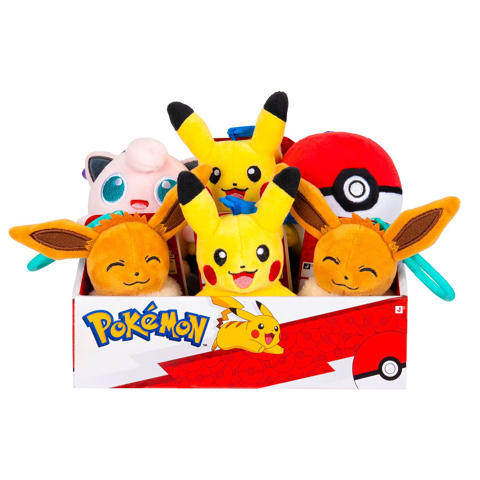 Produktbild Pokémon - Plush Mystery Nyckelringsdisplay E1096031