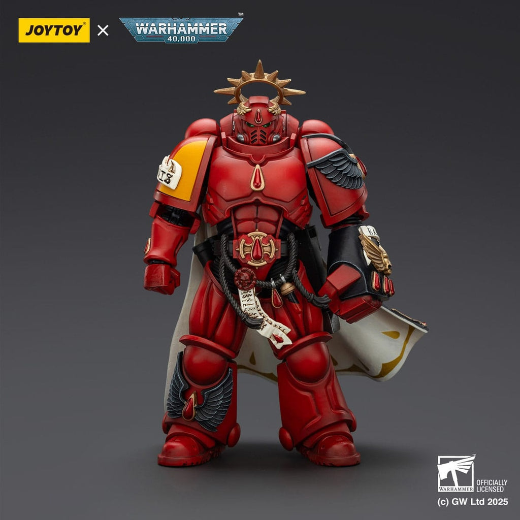 Produktbild Warhammer 40k: Combat Patrol Blood Angels - Kapten med Inferno-pistol & Power Fist Actionfigur 20 cm