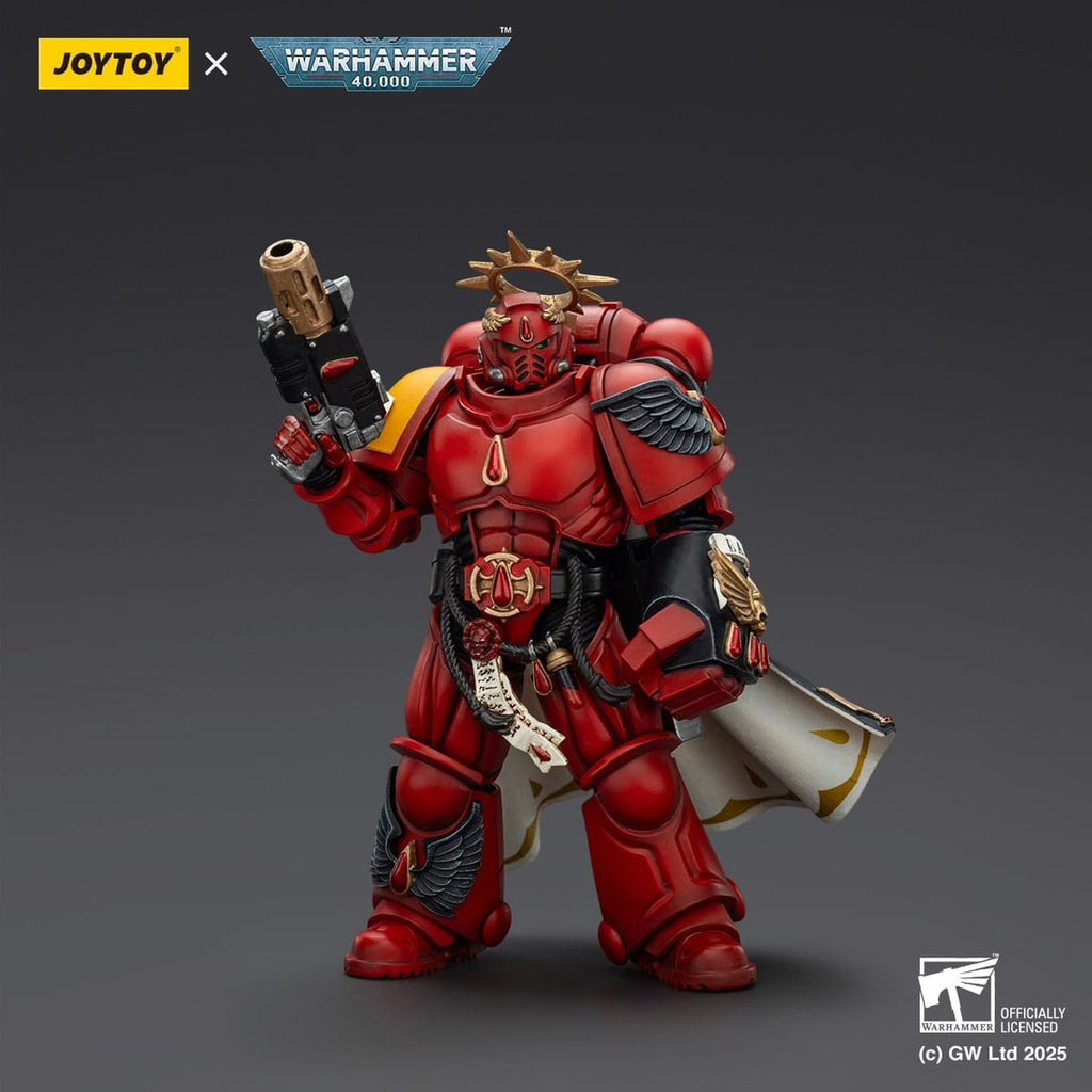 Produktbild Warhammer 40k: Combat Patrol Blood Angels - Kapten med Inferno-pistol & Power Fist Actionfigur 20 cm