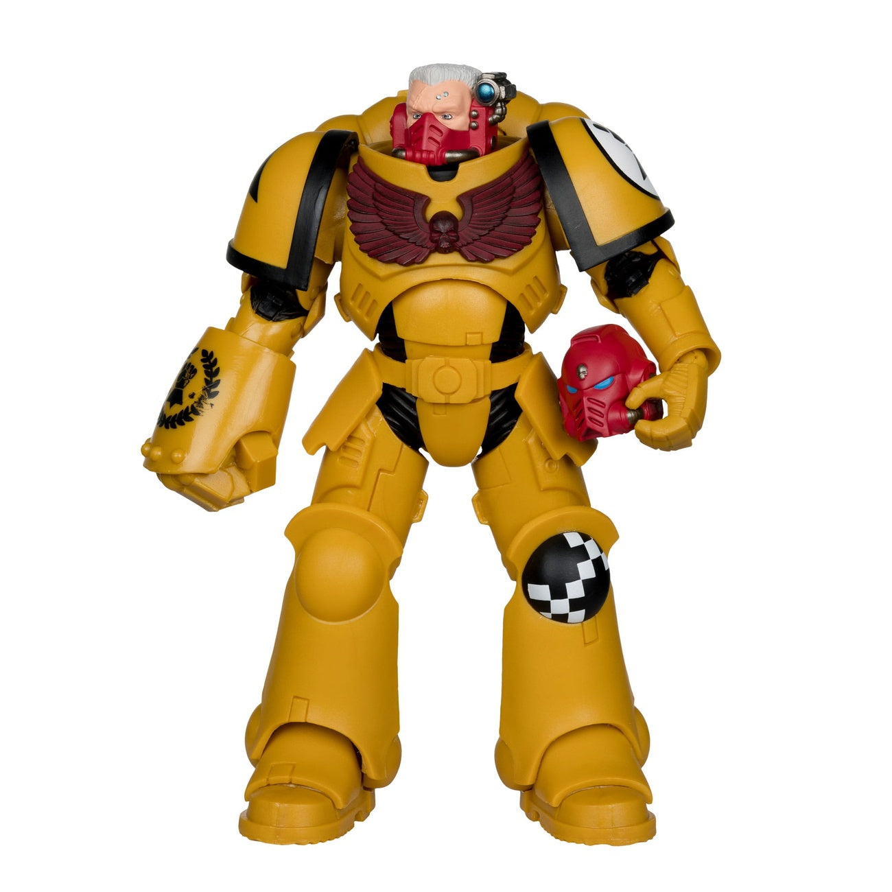 Produktbild Warhammer 40k - Intercessor Sergeant (Imperial Fist) (Gold Label) actionfigur 18 cm