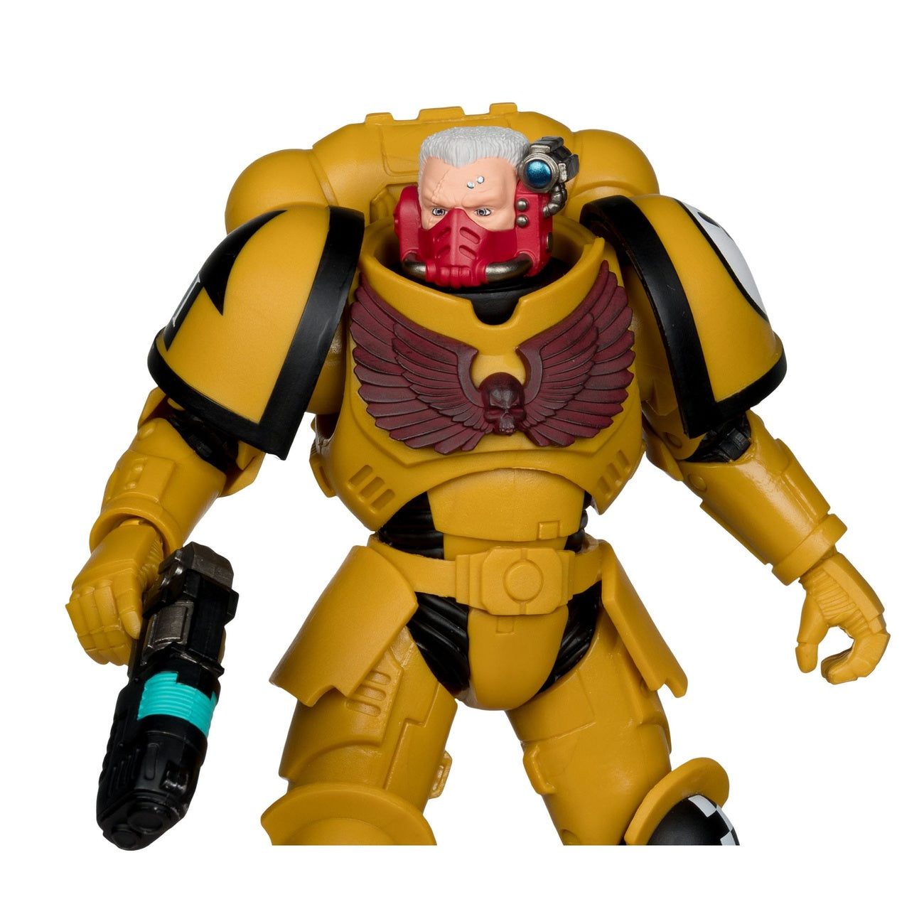 Produktbild Warhammer 40k - Intercessor Sergeant (Imperial Fist) (Gold Label) actionfigur 18 cm