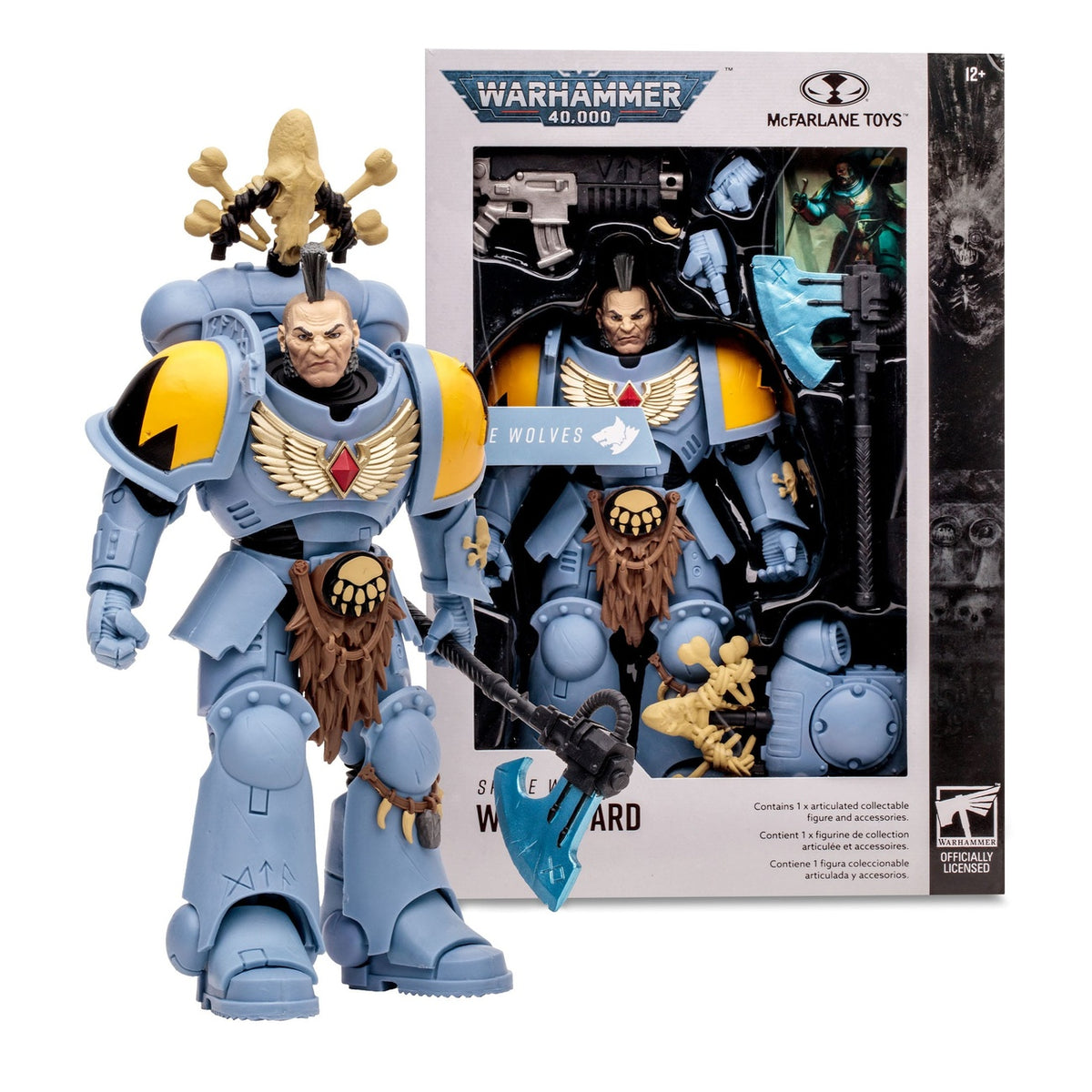 Produktbild Warhammer 40k - Space Wolves Wolf Guard actionfigur 18 cm