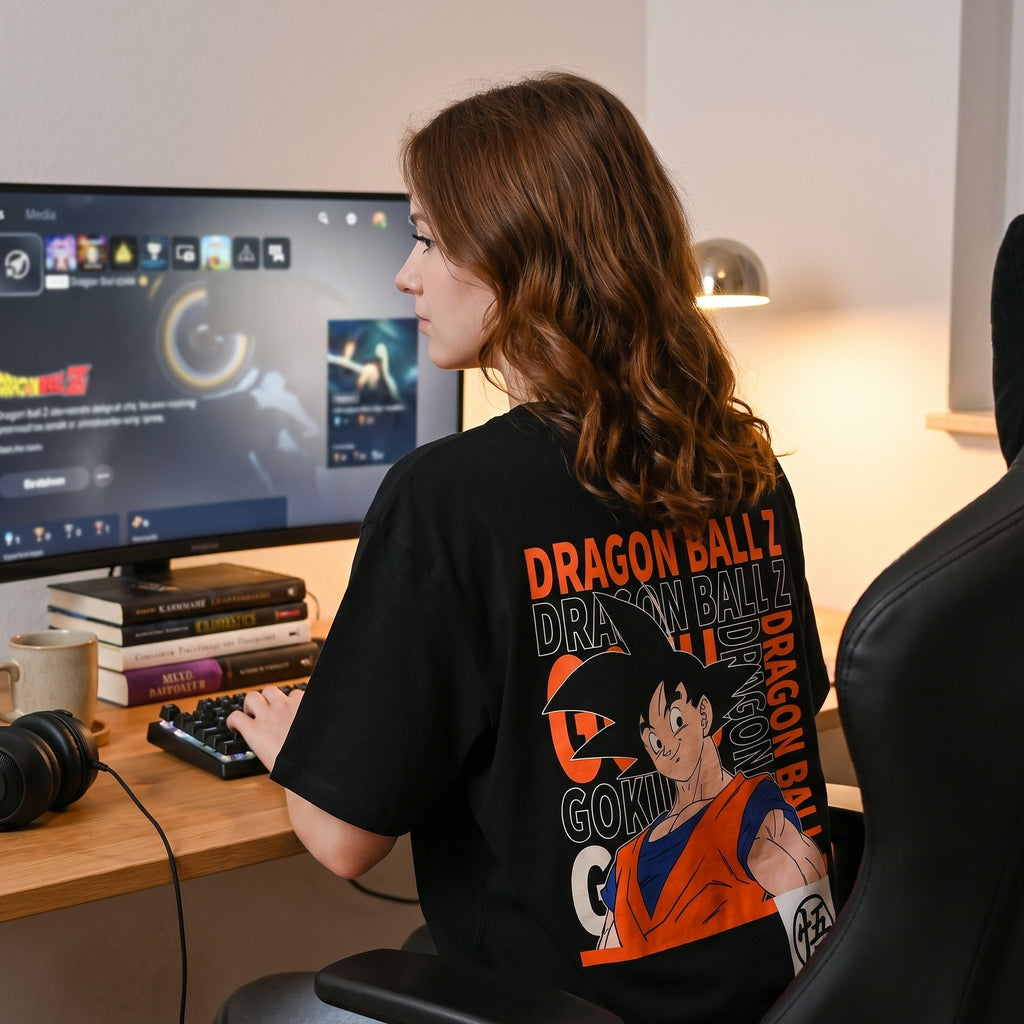Produktbild Dragon Ball Z - Goku oversize T-shirt svart