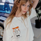 Produktbild One Piece - Buggy oversize T-shirt vit