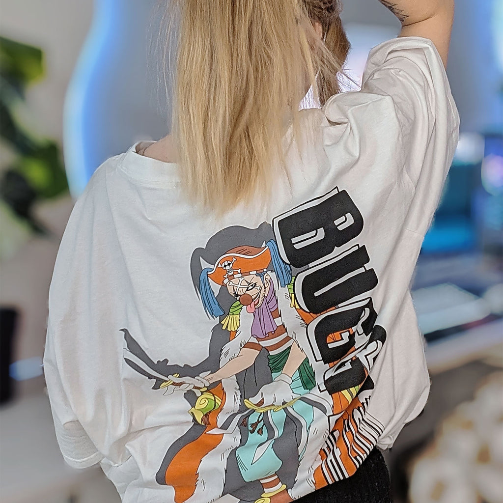 Produktbild One Piece - Buggy oversize T-shirt vit