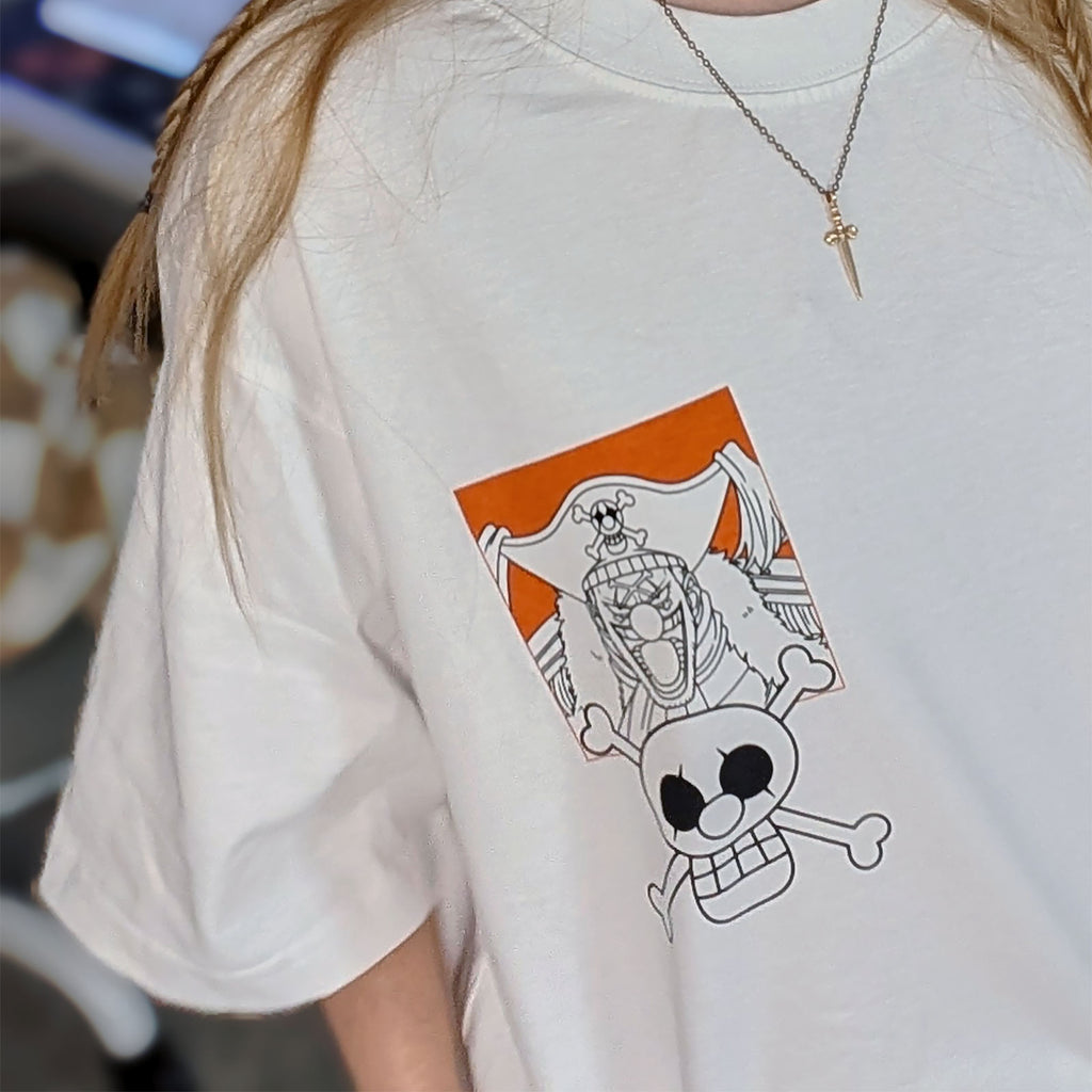 Produktbild One Piece - Buggy oversize T-shirt vit