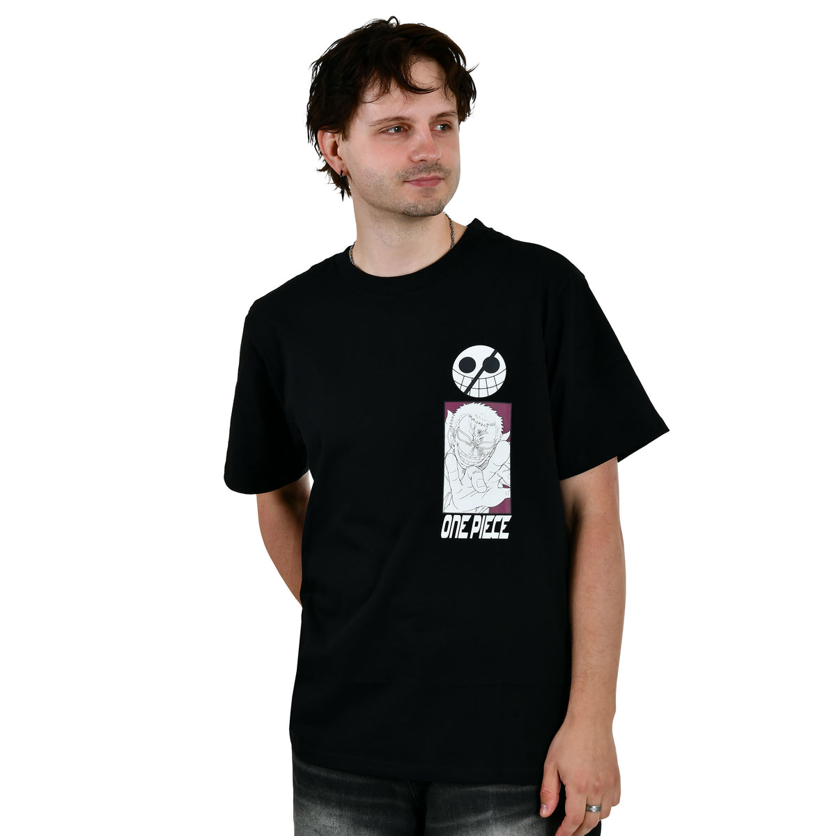 Produktbild One Piece - Don Quixote Doflamingo oversized T-shirt svart