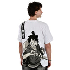 Produktbild One Piece - Luffy oversize T-shirt vit