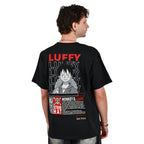 Produktbild One Piece - Monkey D. Luffy oversize T-shirt svart