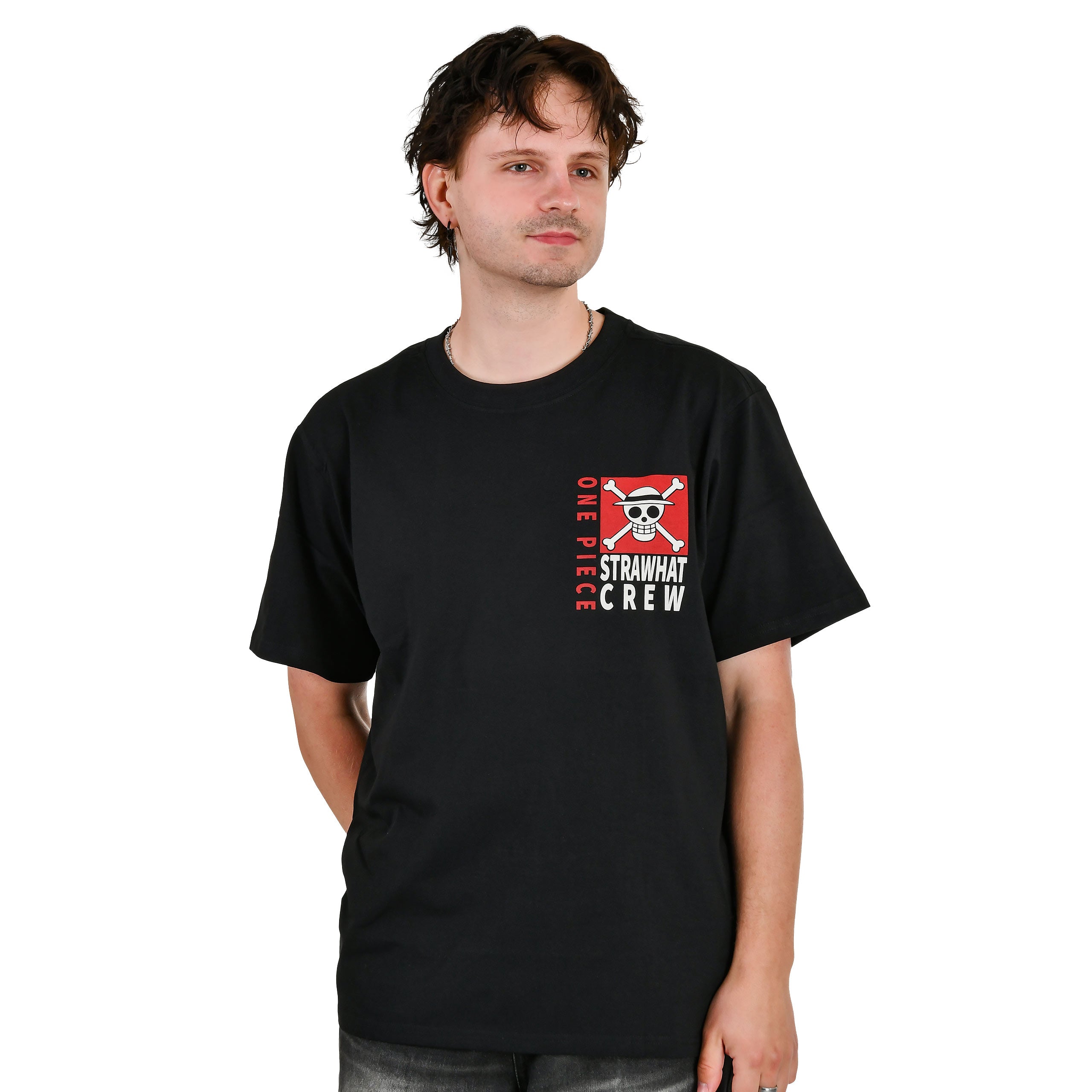 Produktbild One Piece - Monkey D. Luffy oversize T-shirt svart