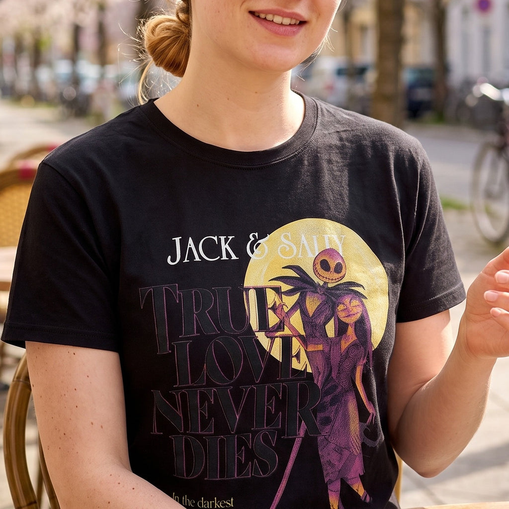 Produktbild Nightmare Before Christmas - True Love Never Dies T-shirt svart