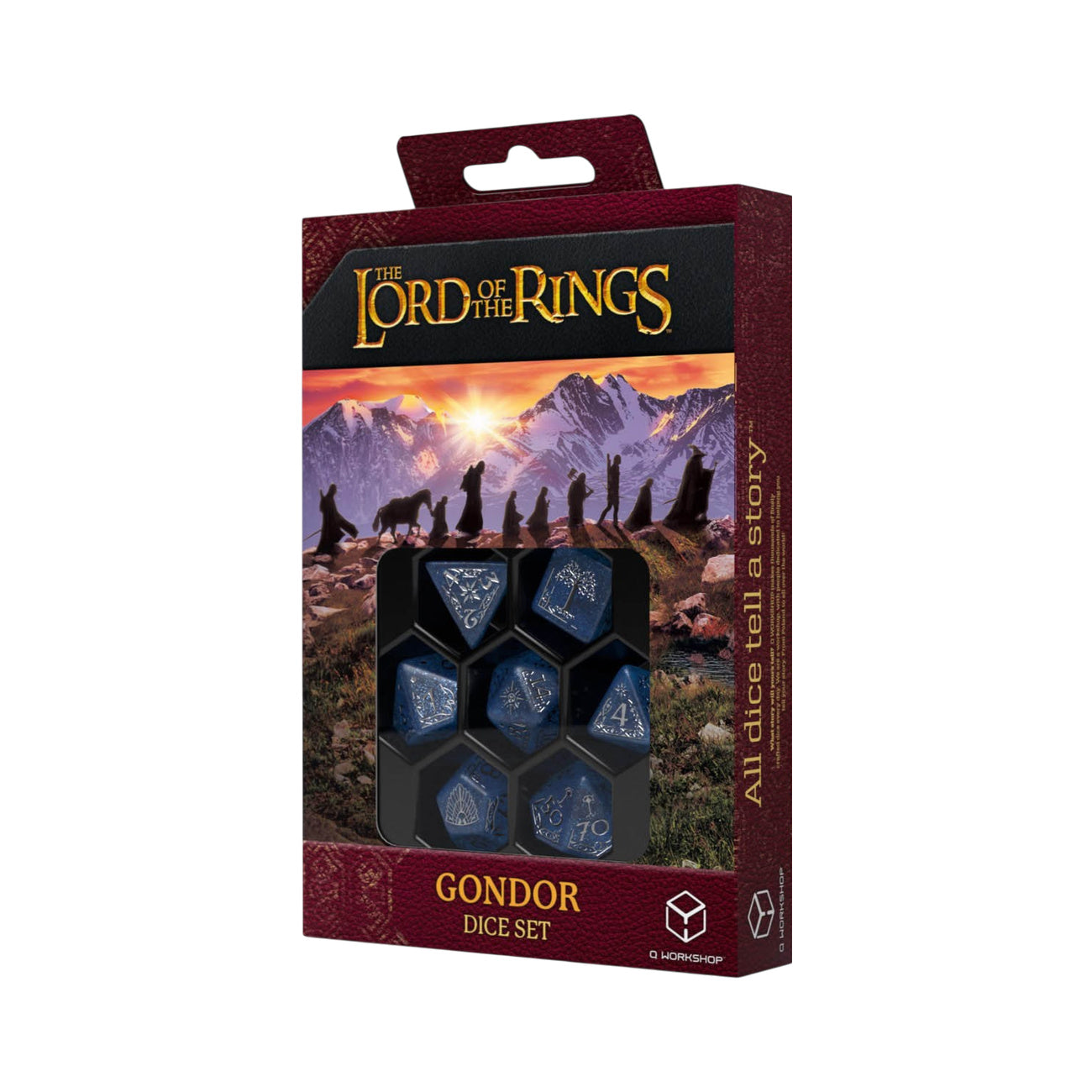 Produktbild Sagan om Ringen - Gondor rollspelstärningsset (7 st)