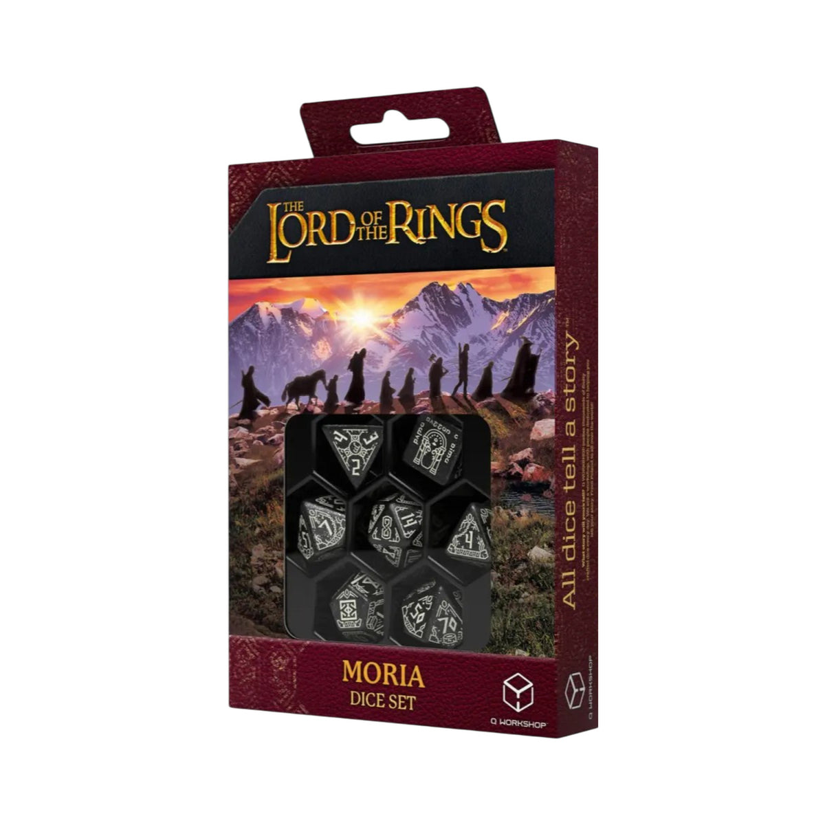 Produktbild Sagan om Ringen - Moria RPG-tärningsset 7-delar