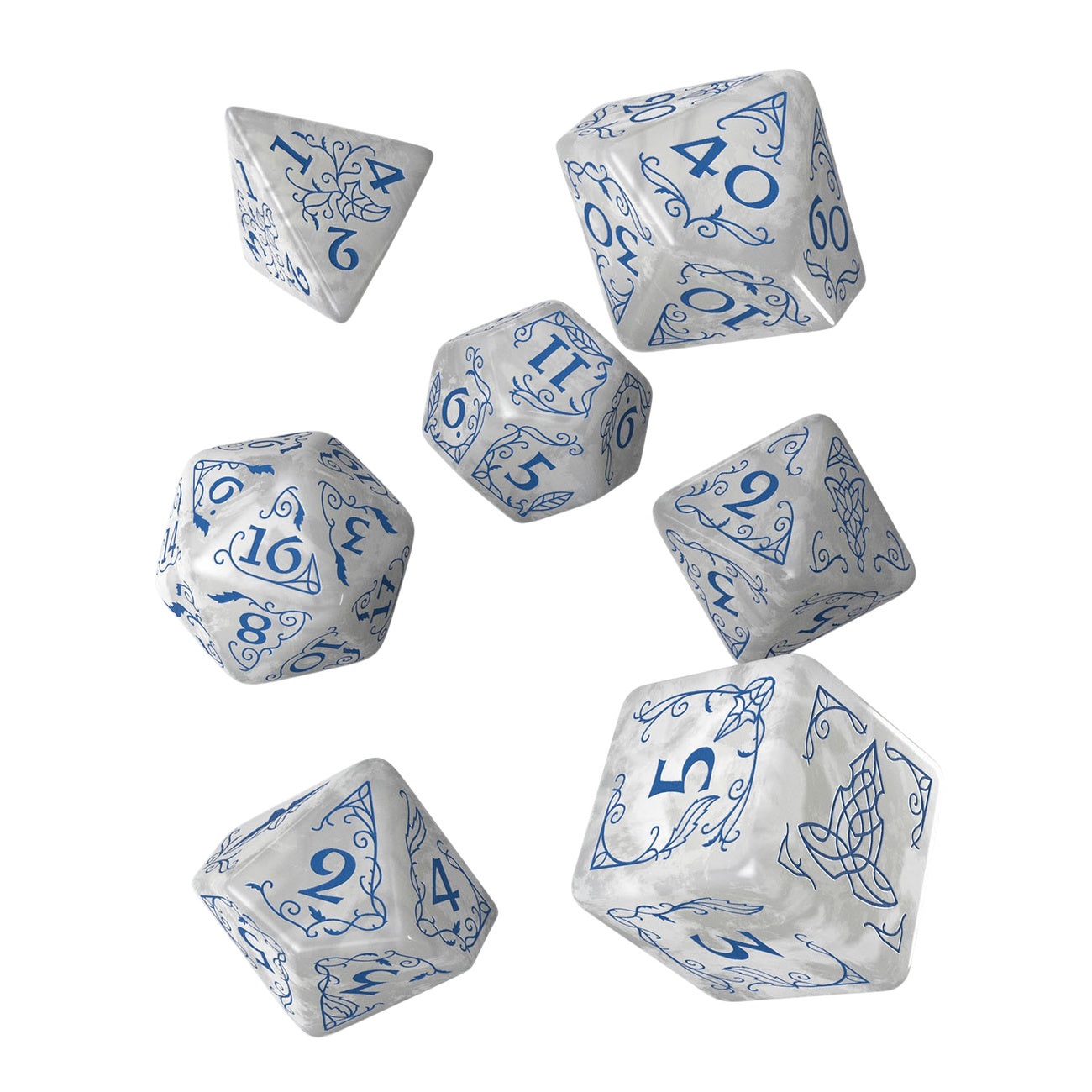 Produktbild Sagan om Ringen – Vattnadal RPG-tärningsset 7-delat