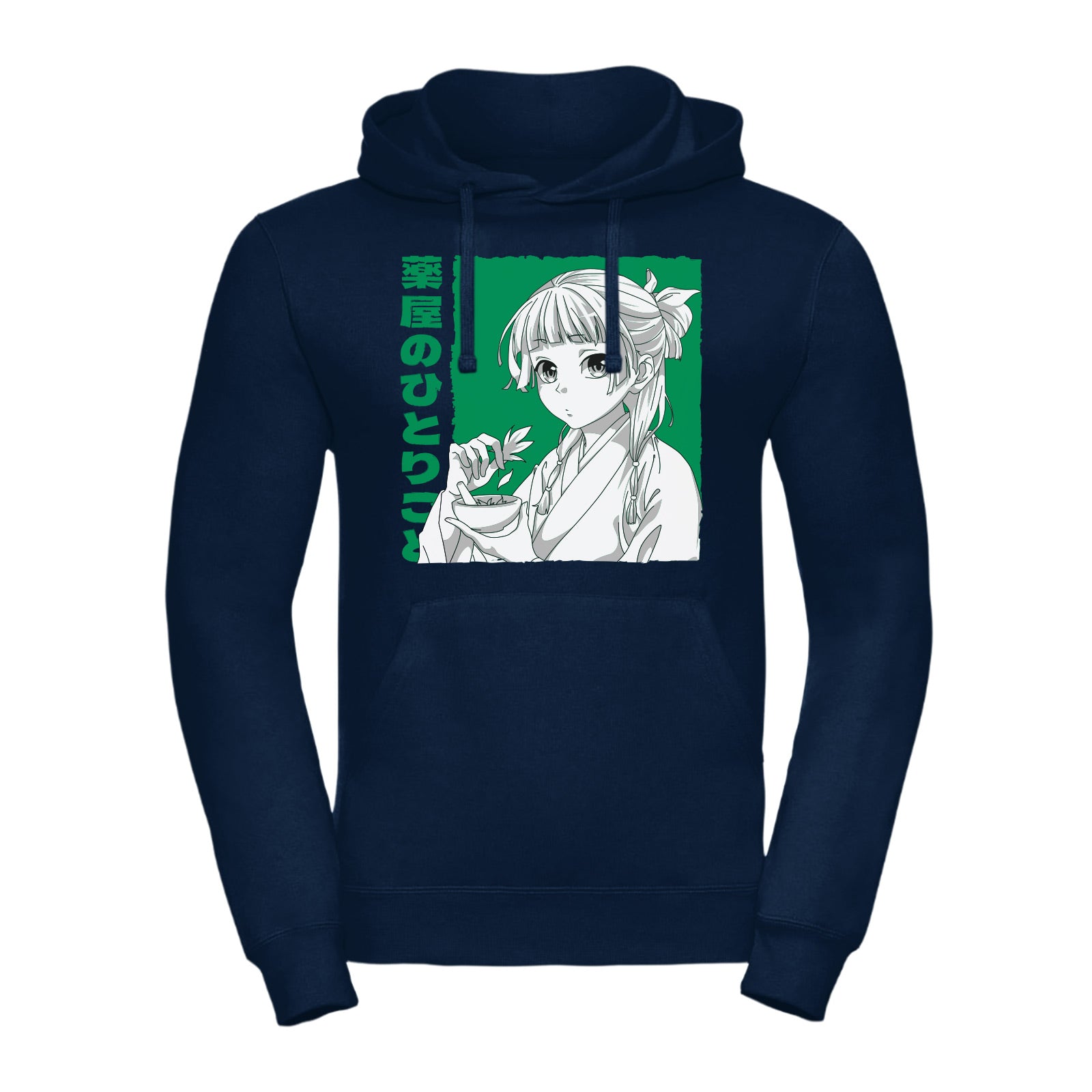 Produktbild Maomao blå hoodie för fans av The Apothecary Diaries