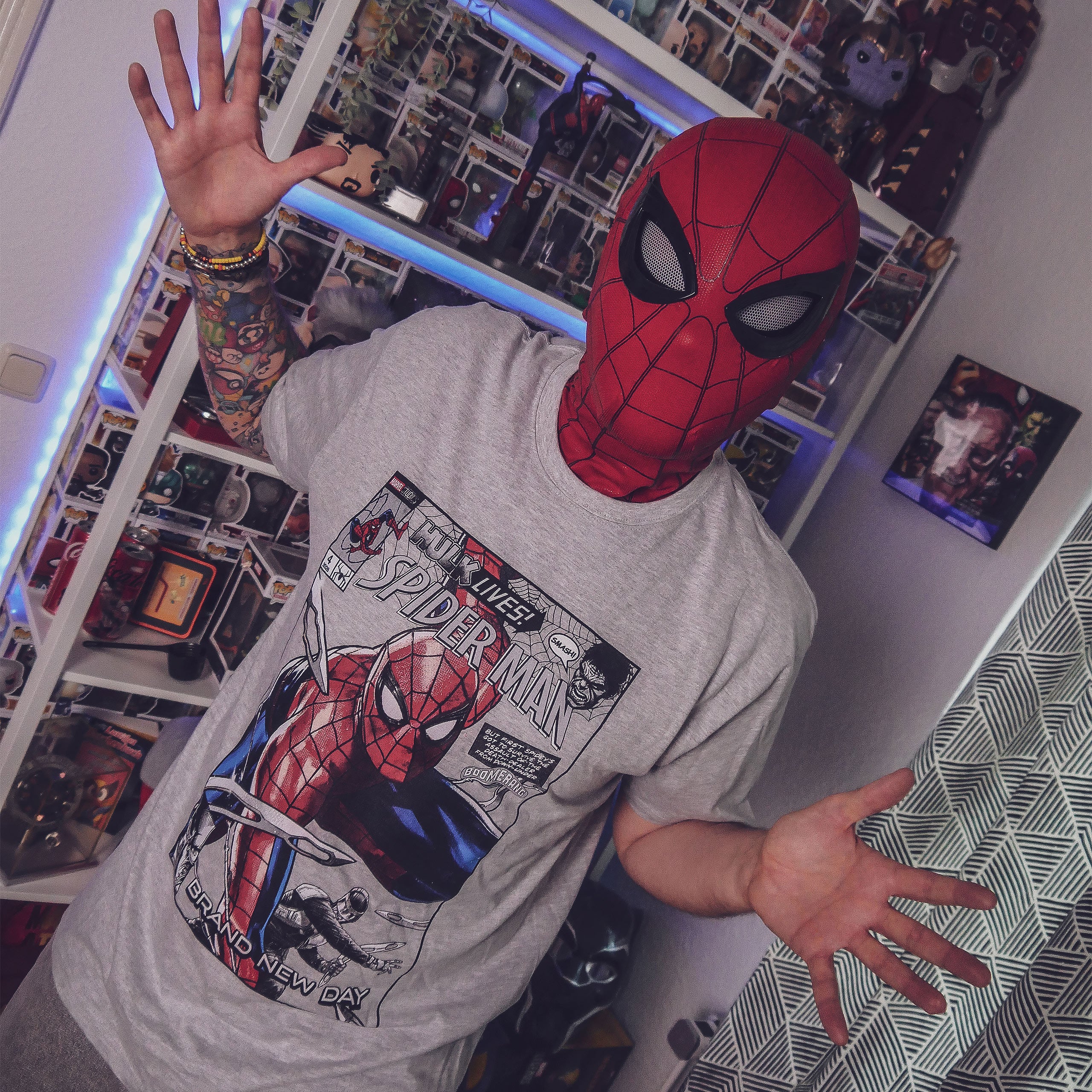 Produktbild Spider-Man - Brand New Day grå T-shirt