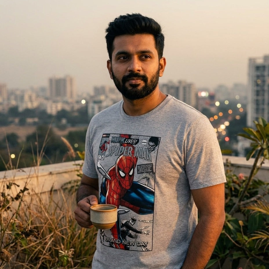 Produktbild Spider-Man - Brand New Day grå T-shirt