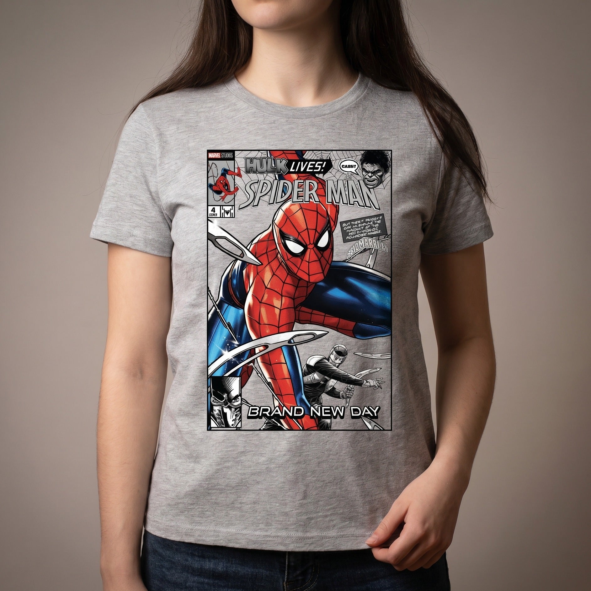 Produktbild Spider-Man - Brand New Day grå T-shirt