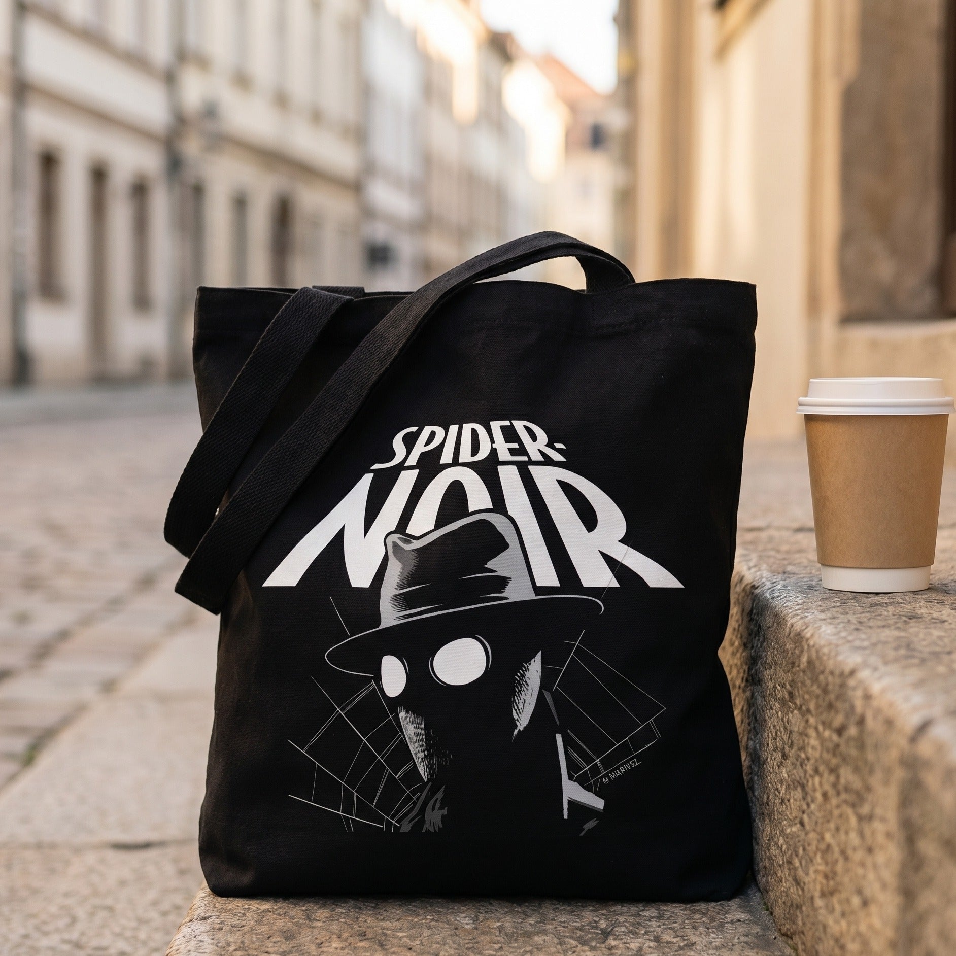 Produktbild Spider-Man - Spider-Noir Tote bag svart