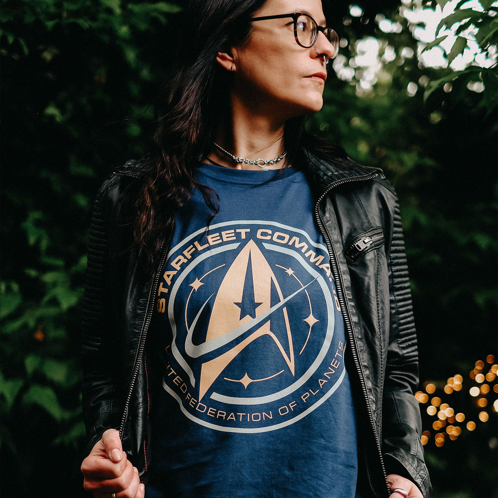 Produktbild Star Trek - Starfleet Command T-shirt blå
