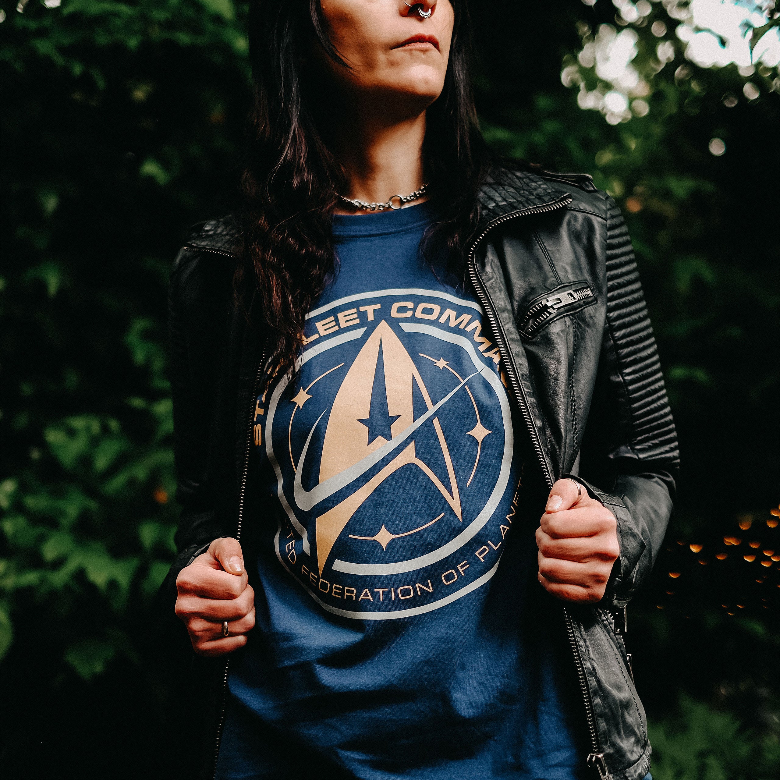 Produktbild Star Trek - Starfleet Command T-shirt blå