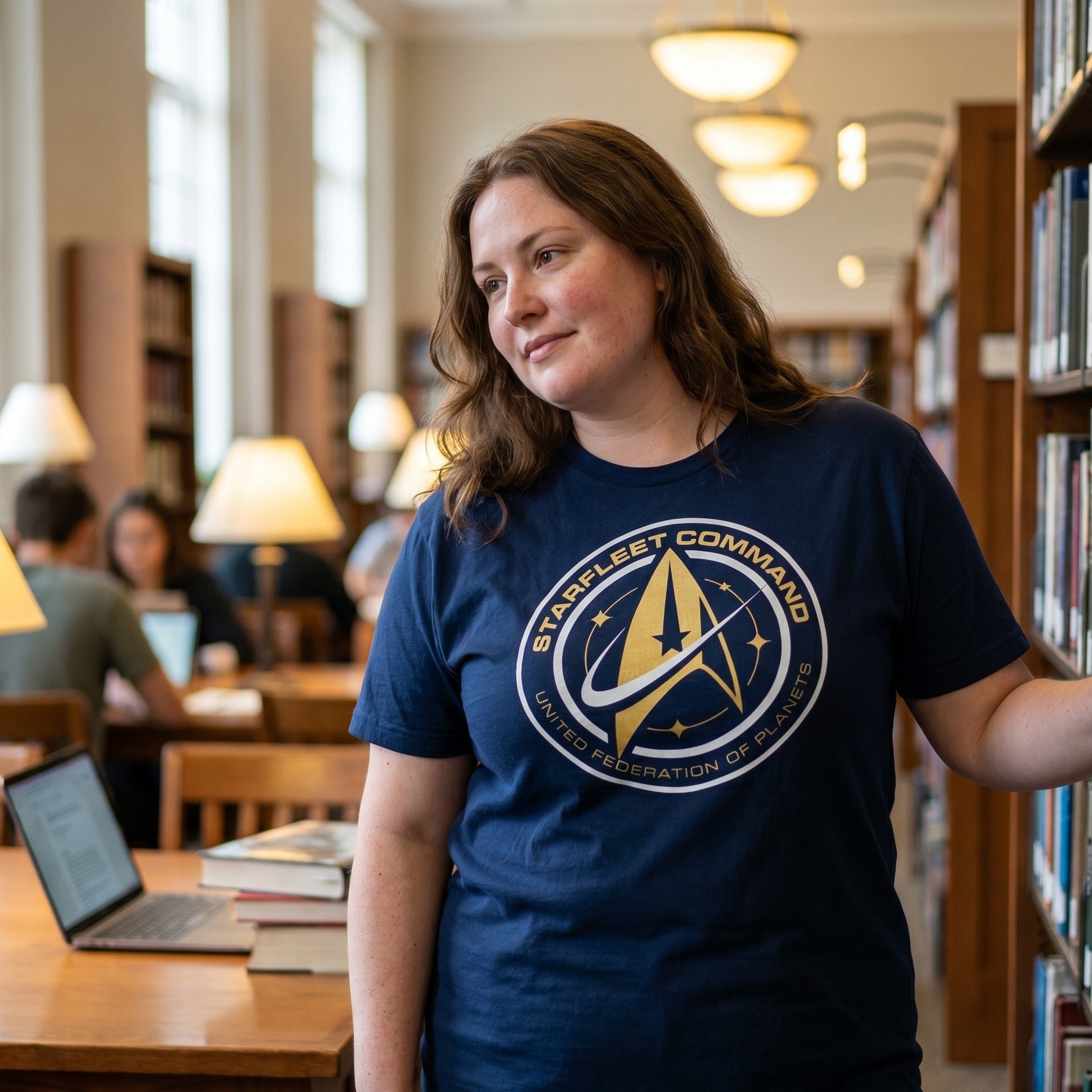 Produktbild Star Trek - Starfleet Command T-shirt blå