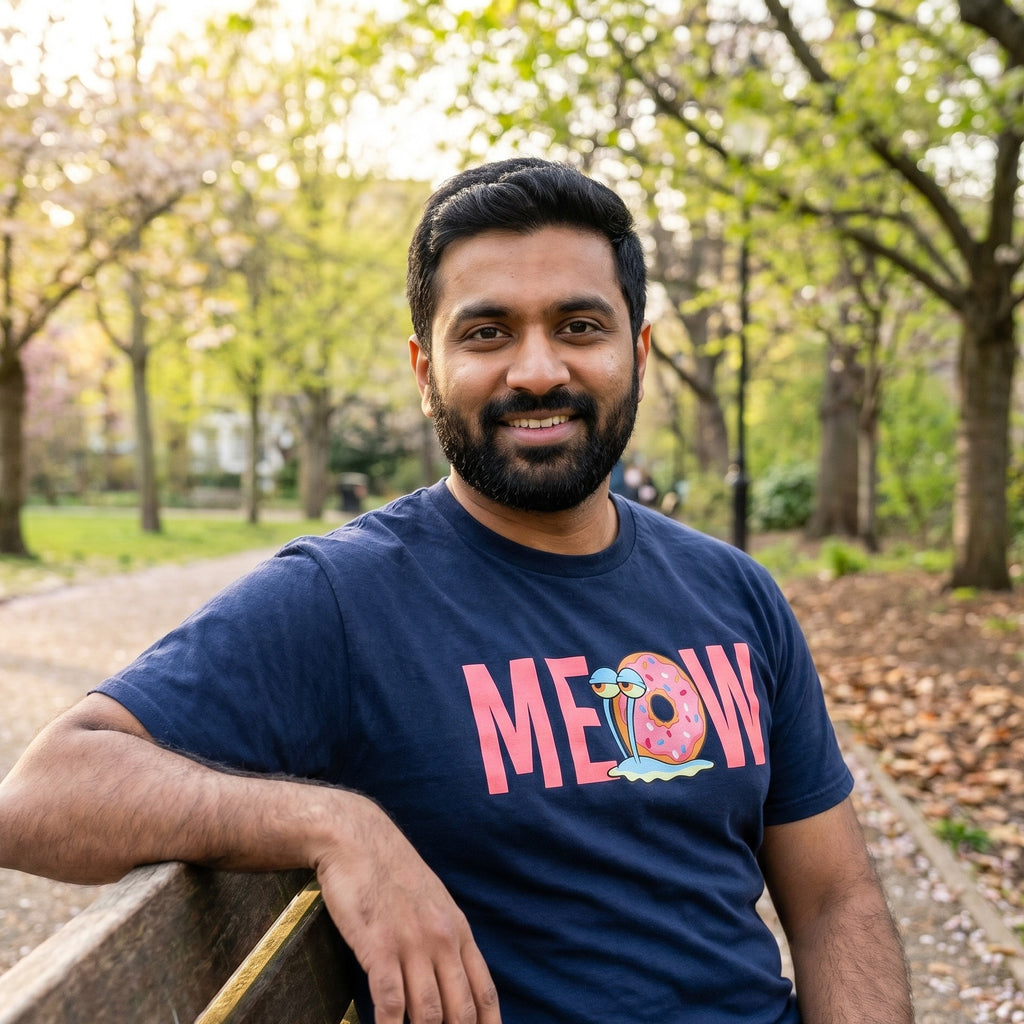 Produktbild SvampBob – Gary Meow T-shirt blå