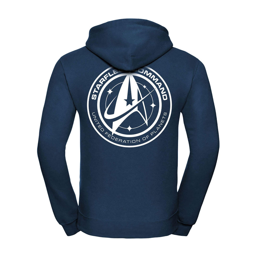 Produktbild Star Trek - Starfleet Command Huvtröja Blå