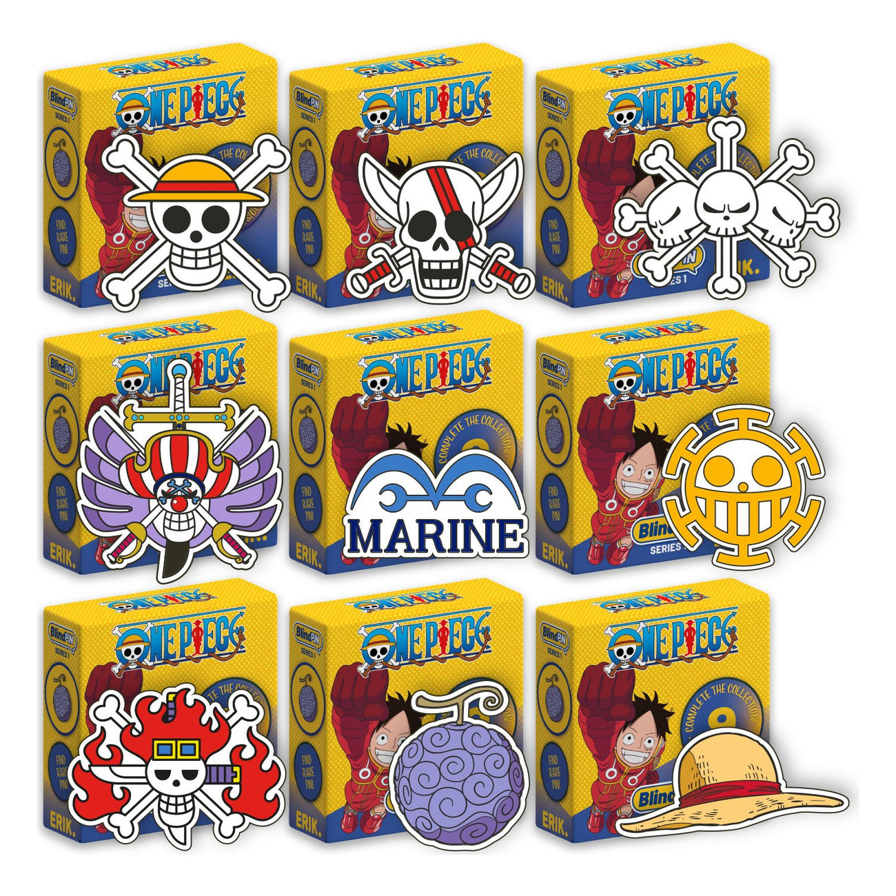 Produktbild One Piece - Mystery-pin Serie 1