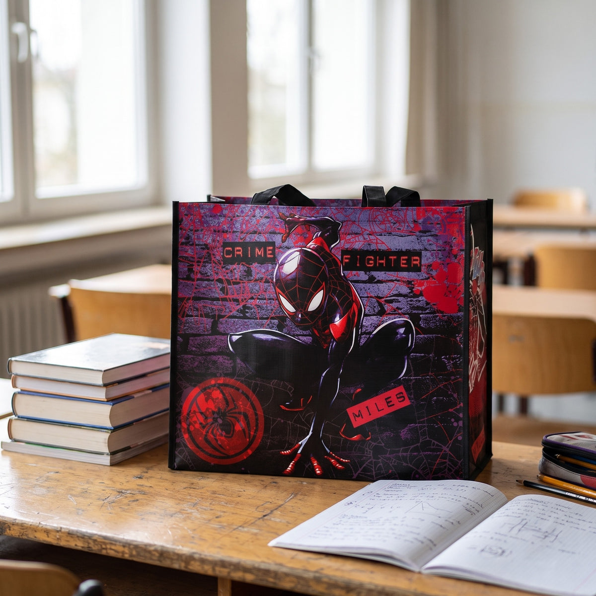 Produktbild Spider-Man Comics - Miles Morales Shopper-väska