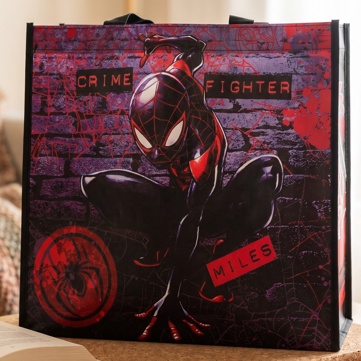 Produktbild Spider-Man Comics - Miles Morales Shopper-väska