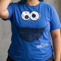 Produktbild Sesame Street – blå Cookie Monster T-shirt