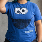 Produktbild Sesame Street – blå Cookie Monster T-shirt