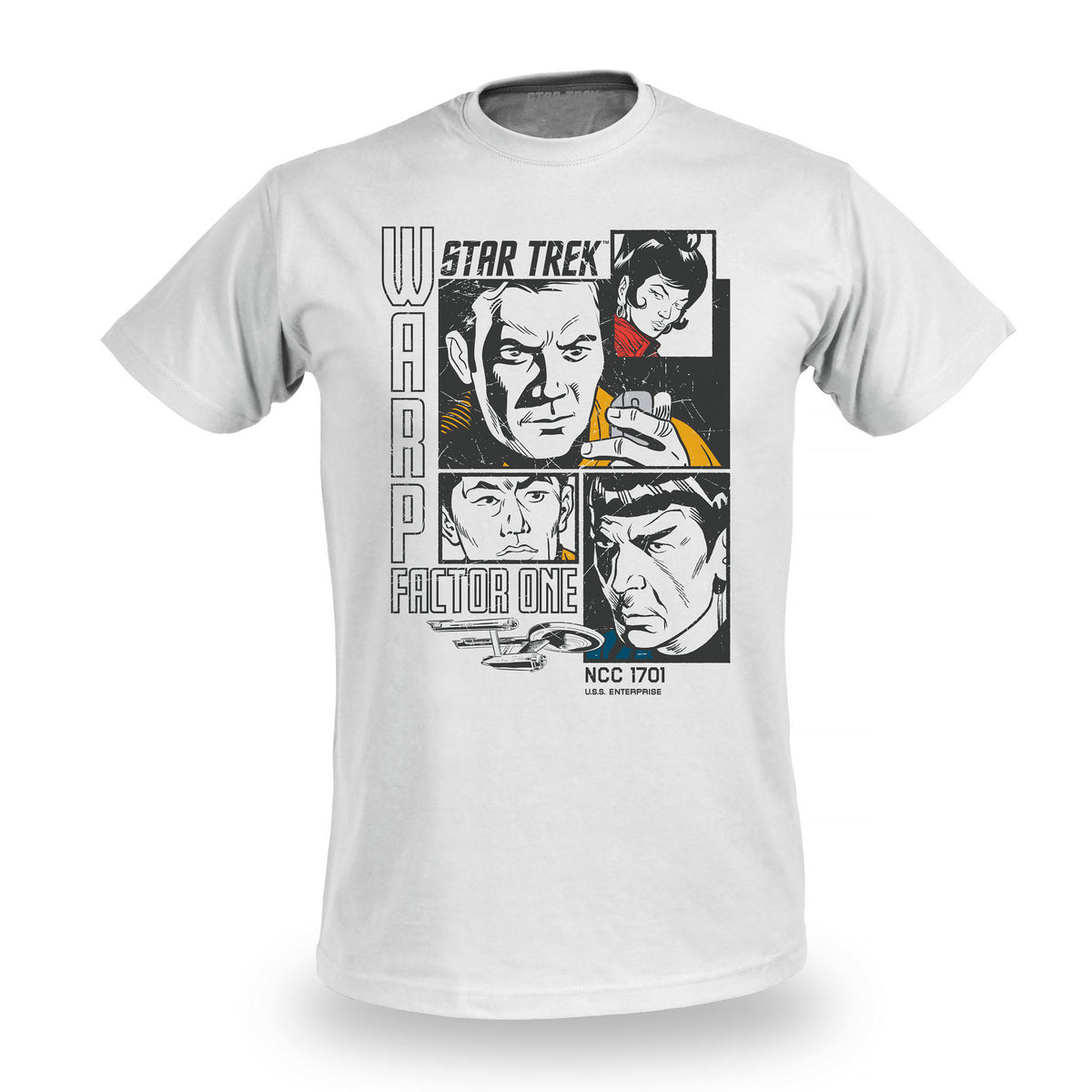 Produktbild Star Trek - Warp 1 Retro T-shirt vit