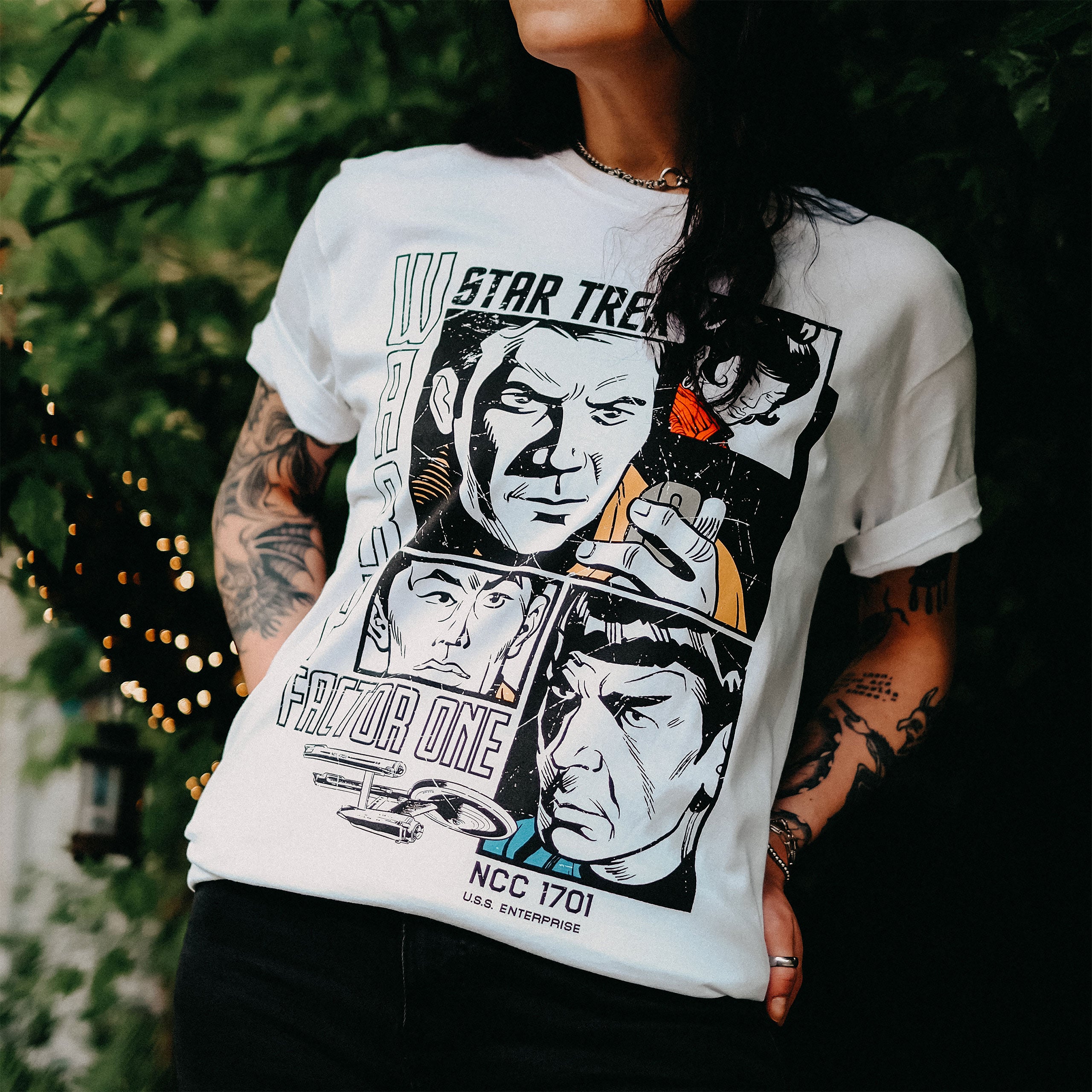 Produktbild Star Trek - Warp 1 Retro T-shirt vit