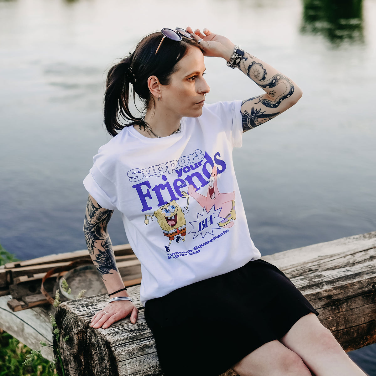 Product image SpongeBob and Patrick Support Your Friends T-Shirt