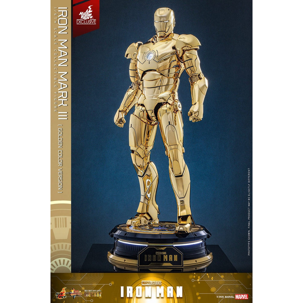 Produktbild Iron Man - Iron Mark III Masterpiece Actionfigur 1:6 Gold Color Version Exklusiv